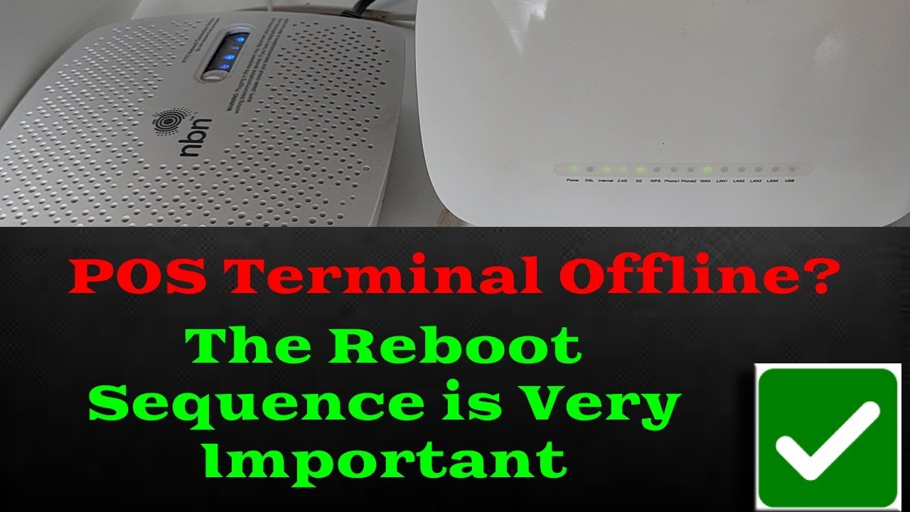 POS Terminal Offline? Always Check the Device Reboot Sequence