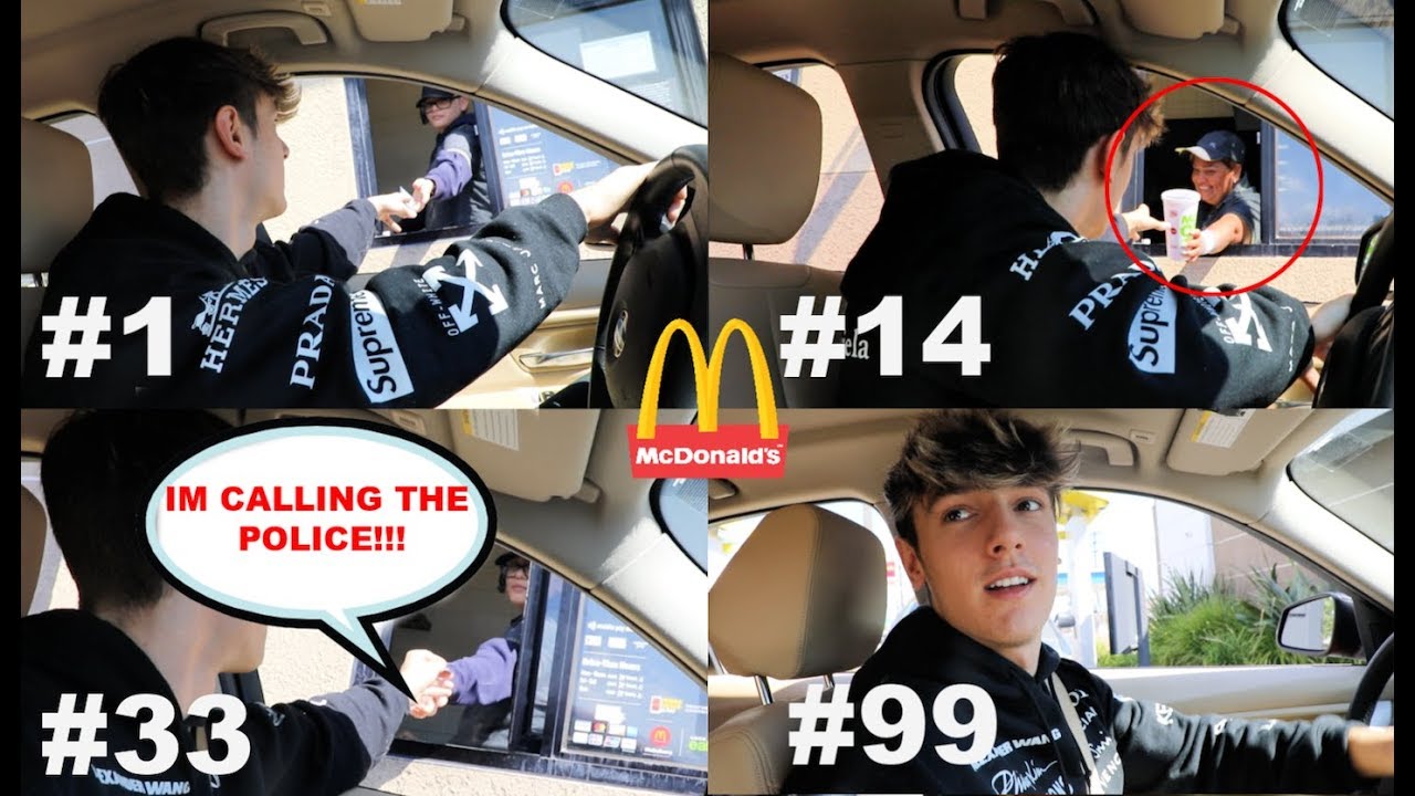 driving through the SAME drive through 100 times to see what happens