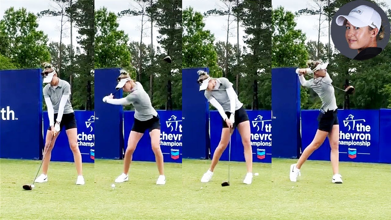 ネリー・コルダ Nelly Korda プロゴルファー DRIVER SHOT SLOW MOTION !!!