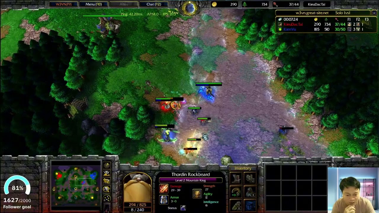 Match 3 - Race War Night Elf vs Human Tournament - KienVu vs KieuDacTai