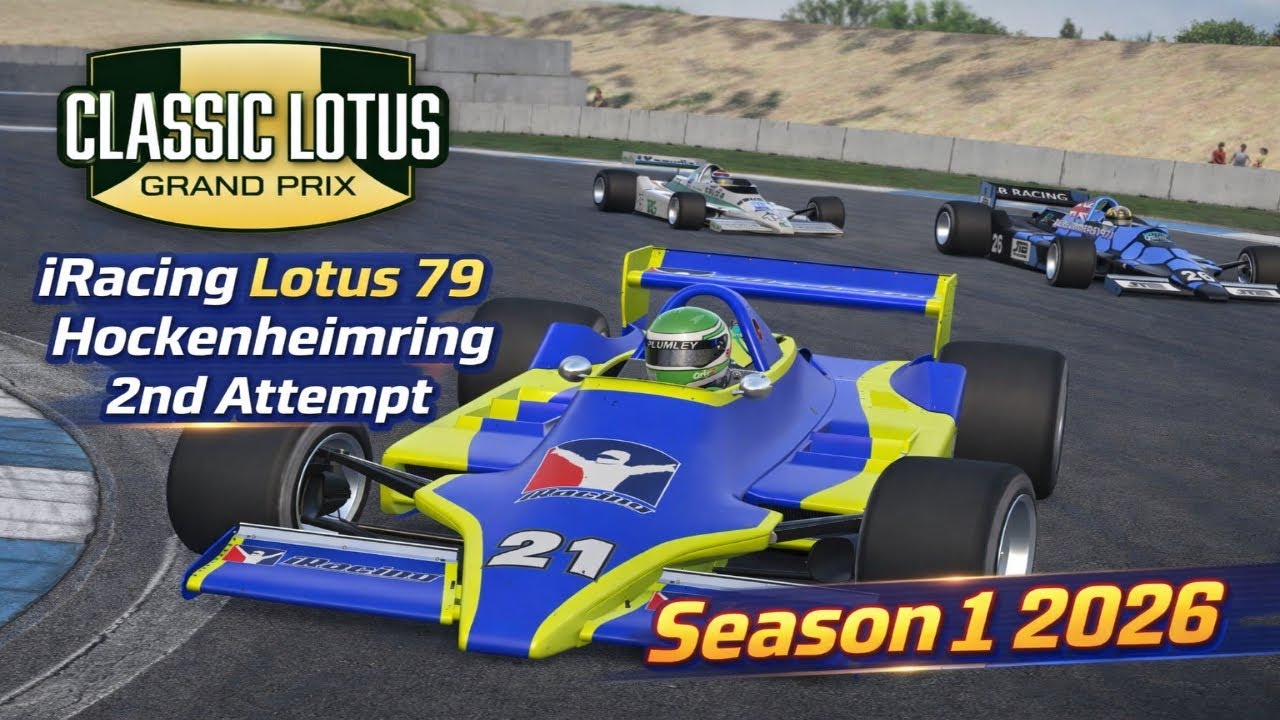 iRacing Lotus 79 at Hockenheimring 2nd Attempt | Season 1 2026
