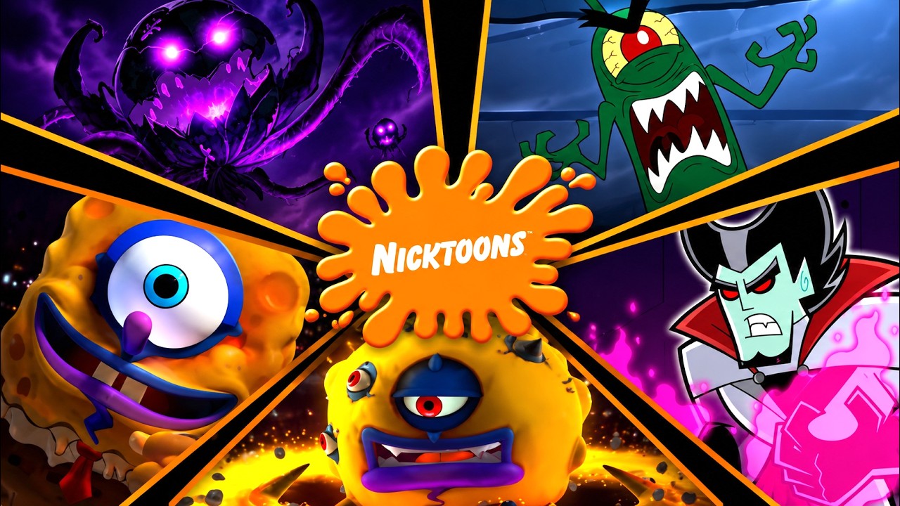 Nicktoons Boss Rush Compilation (All Bosses | Boss Fights  from All Games)
