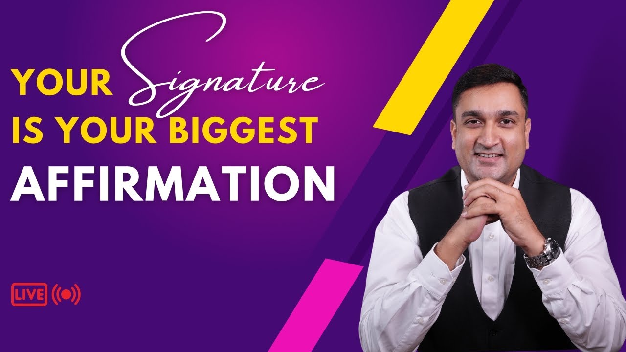 Decoding Signatures || Your Signature Is Your Biggest Affirmation || Imran Baig