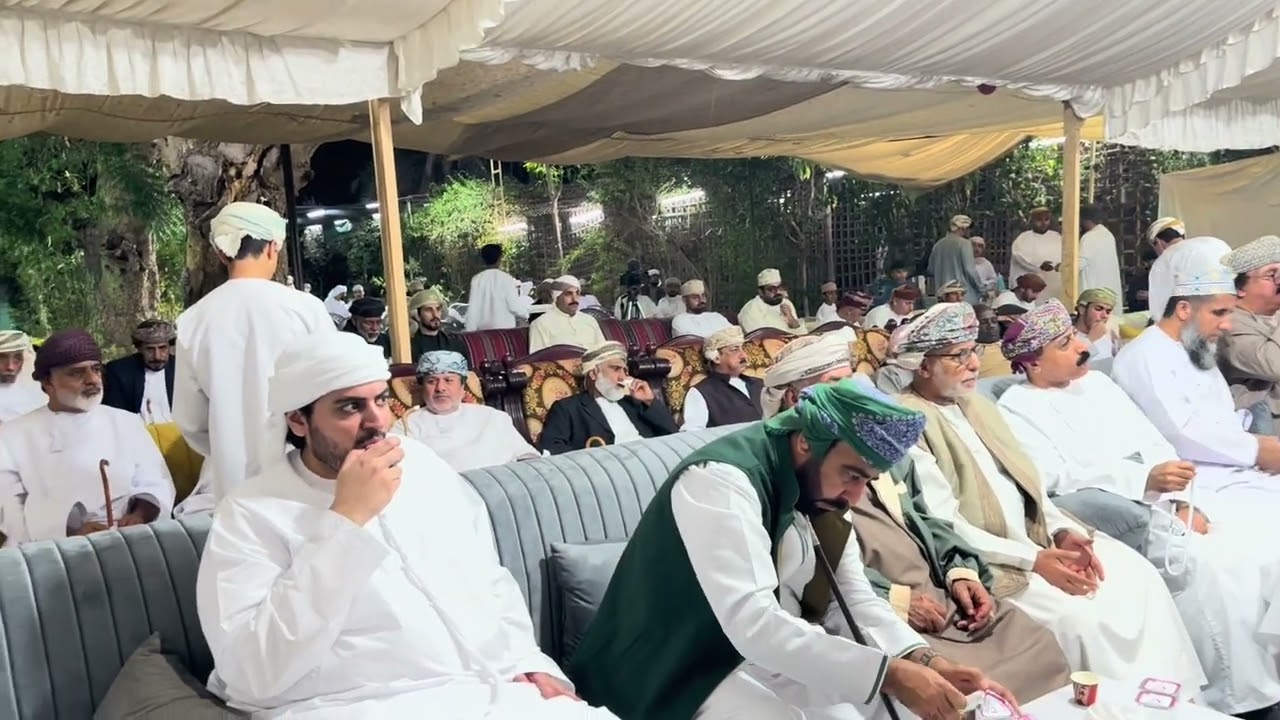 حفل الإسراء والمعراج للفاضل احمد العبري في منزله في  شناص بمشاركة الشيخ احمد الغفيلي عضو