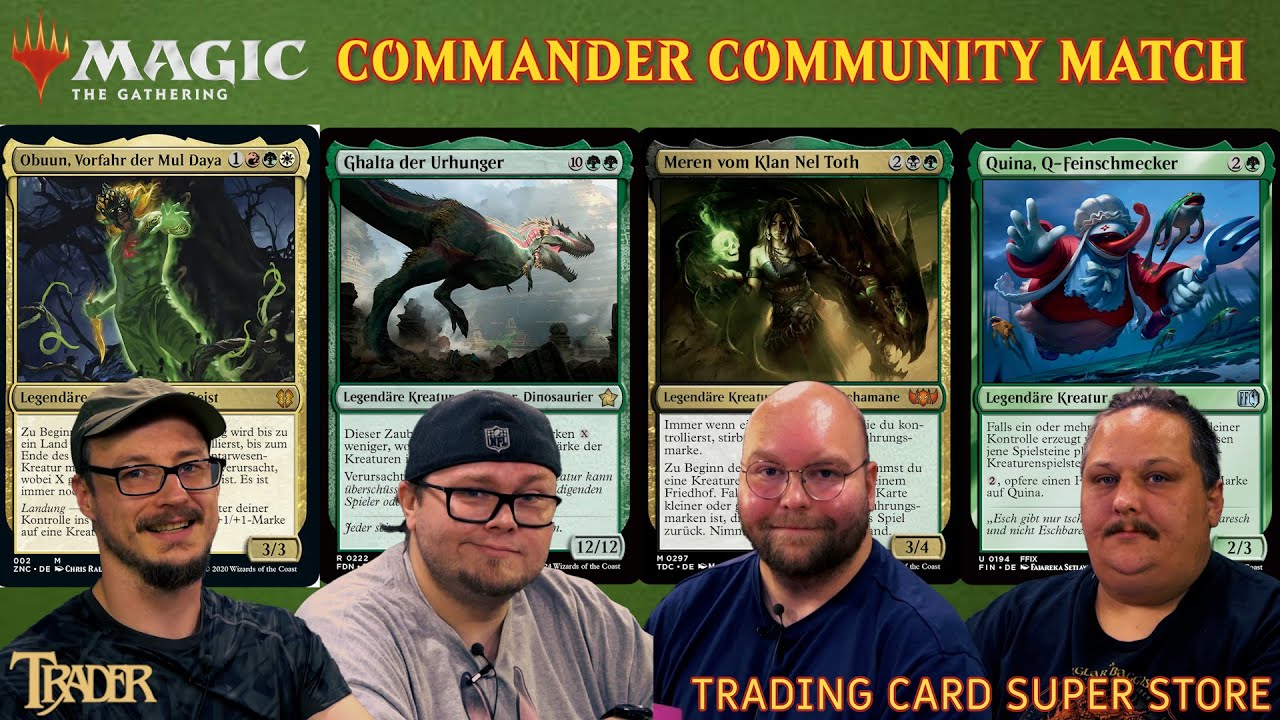 MTG Commander Gameplay 371 | Magic the Gathering deutsch | Trader Event Multiplayer Deck Match 2025