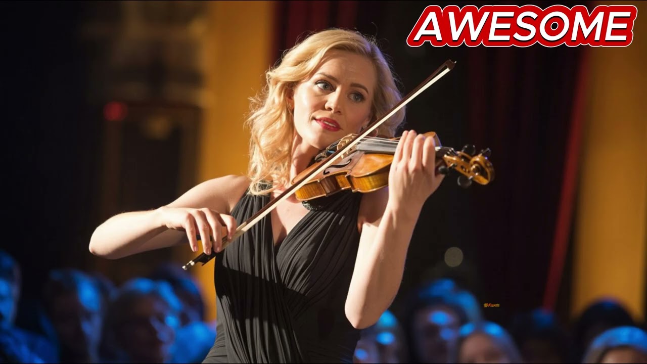 Emotional Violin Performance by a Blonde Violinist | Cinematic Music Aesthetic