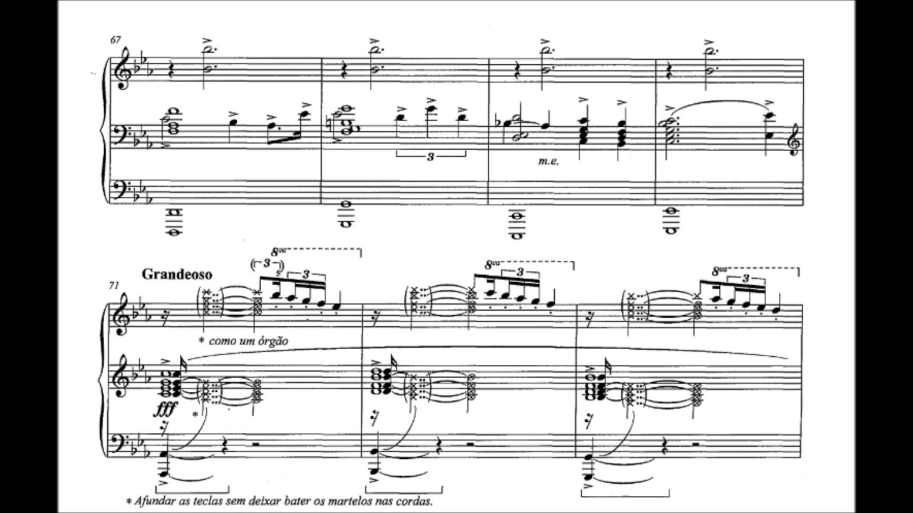 Villa-Lobos - Bachianas Brasileiras No.4 II. Coral (Canto do sertão) (Anna Stella Schic, piano)