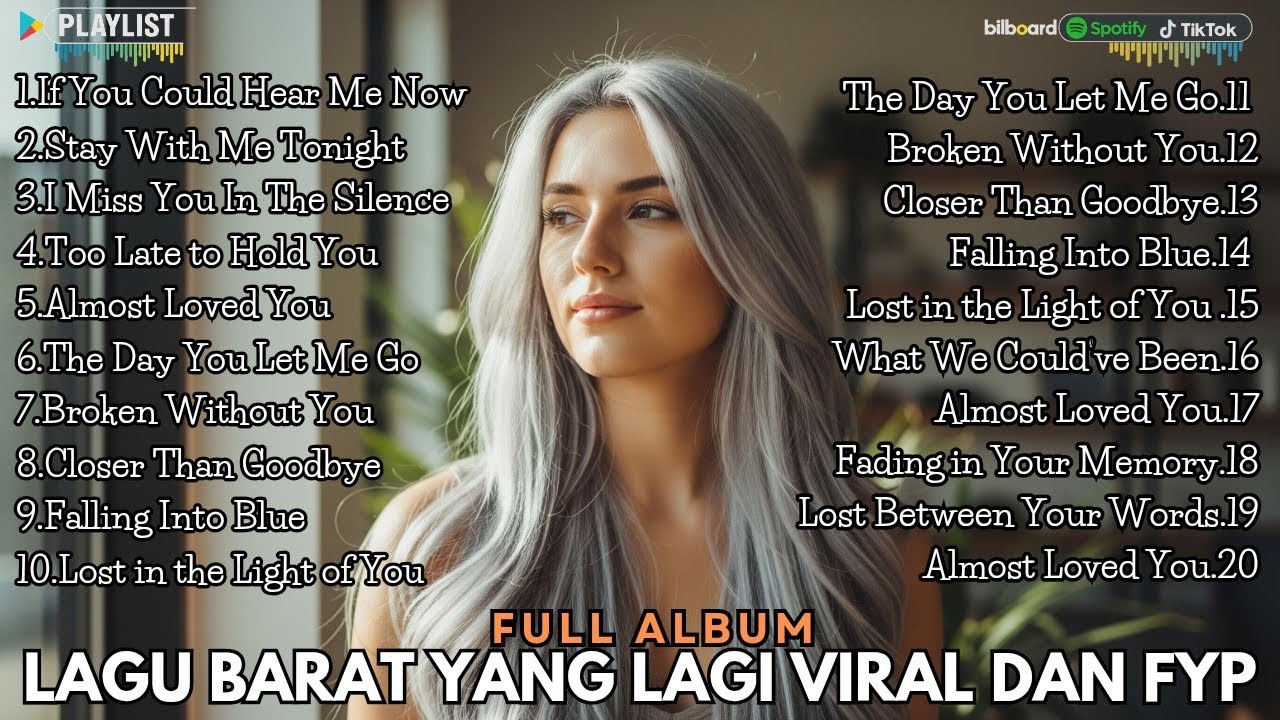 Lagu Barat Terbaru & Terpopuler Full Album | English Pop Songs Viral Favorit Pendengar Indonesia