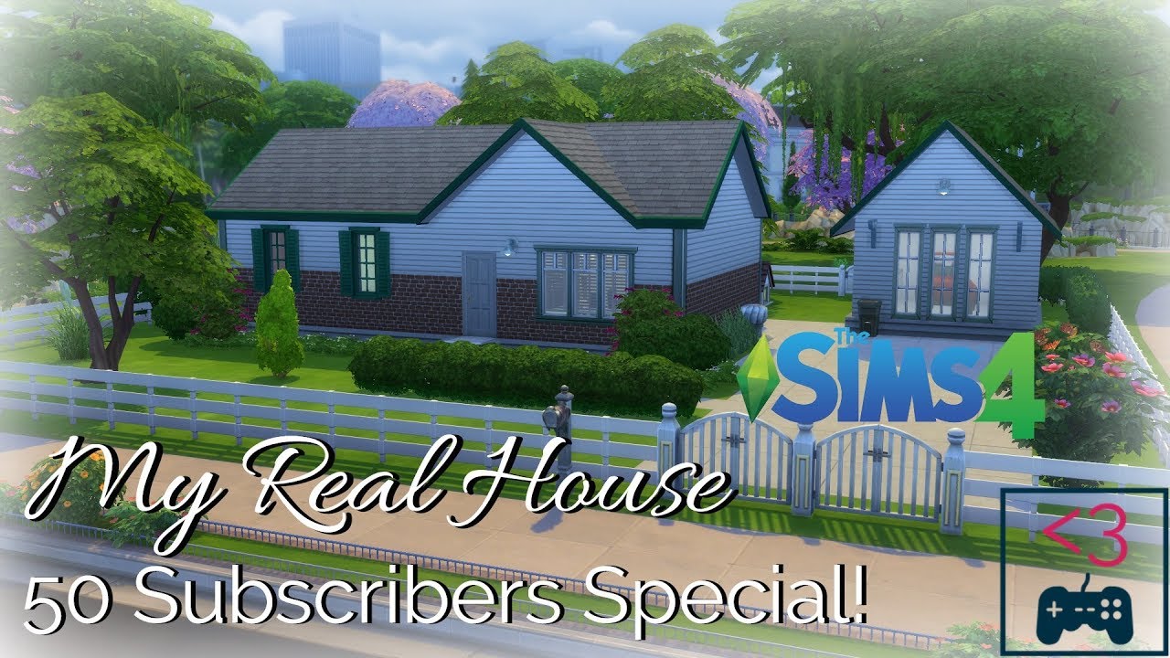 The Sims 4: Speed Build | My Real House - 50 Subscriber Special!