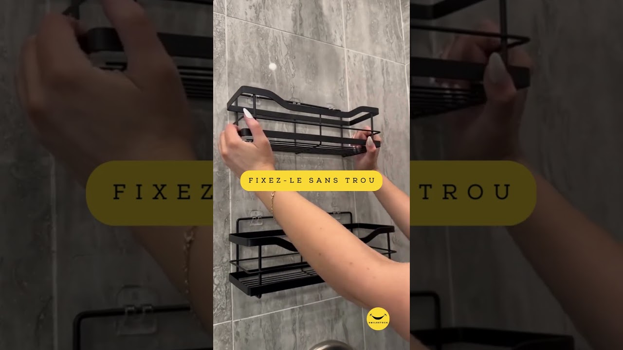 🛁🚿 AVACOM Lot de 2 &Eacute;tag&egrave;res Douche sans Percage 🚿🛁 #shorts #amazonfrance #amazon #amazonfinds