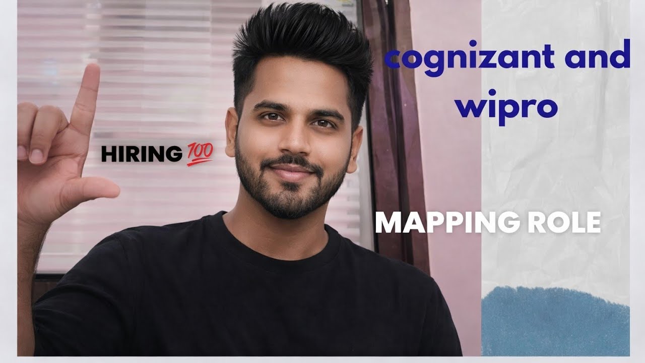 Wipro and Cognizant hiring for Mapping roles 👍🏼