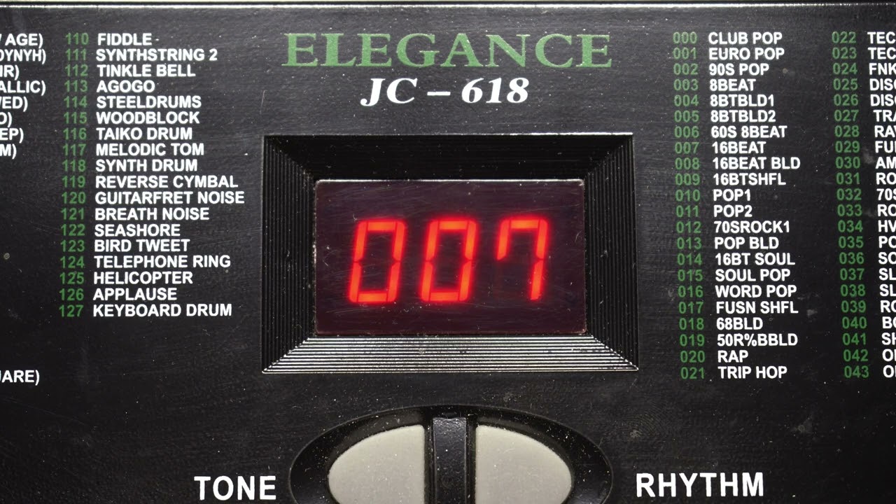 ELEGANCE JC-618 Demo Songs