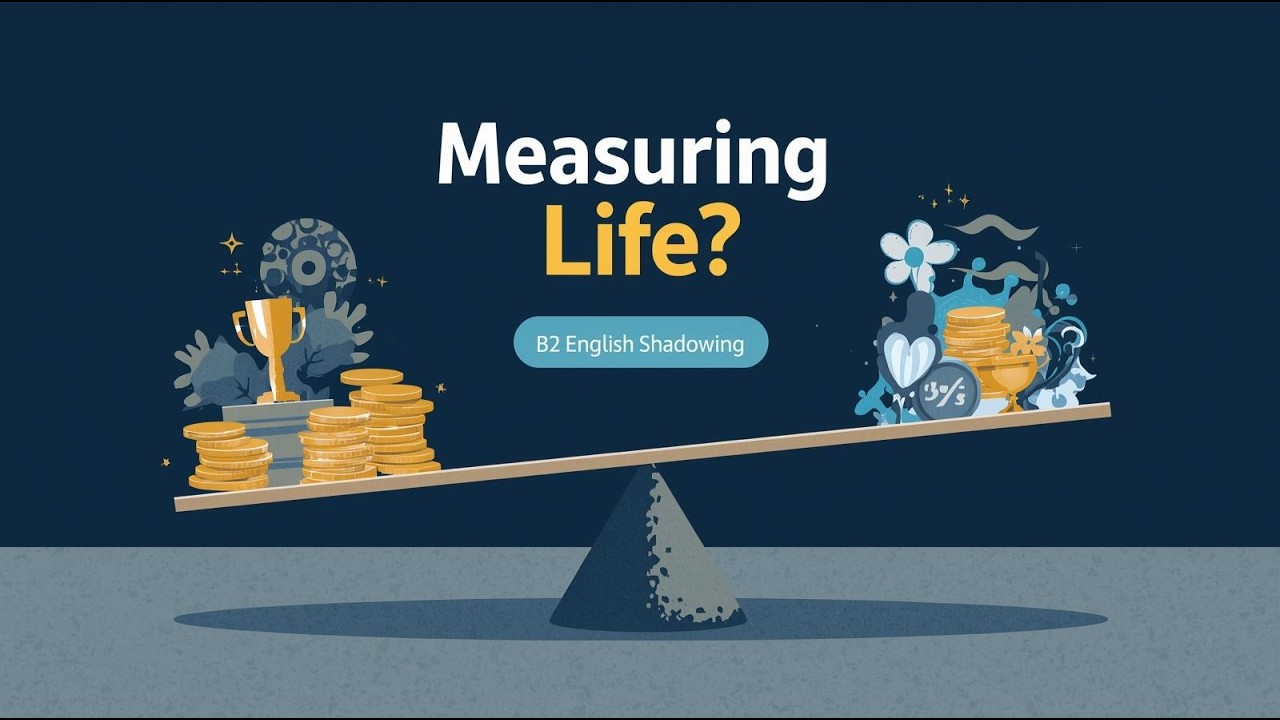 Are We Measuring Life the Wrong Way? | B2 English Shadowing