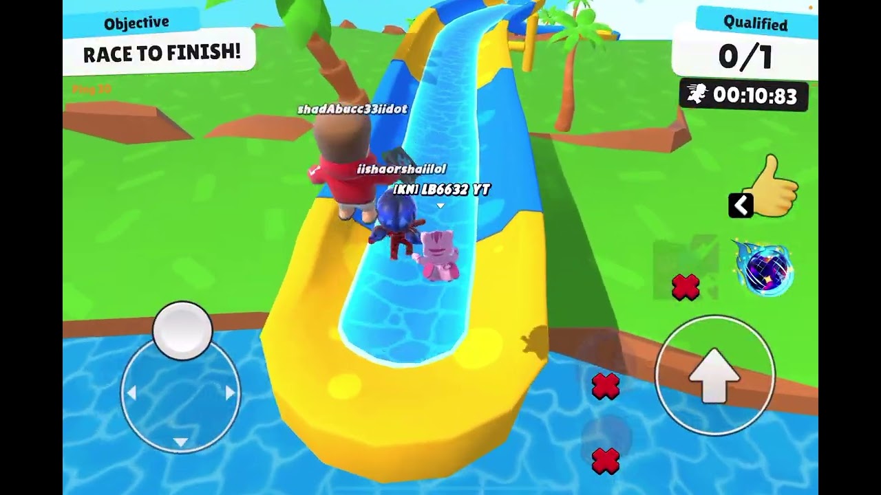 Playing Slide Themed-Maps in Stumble Guys