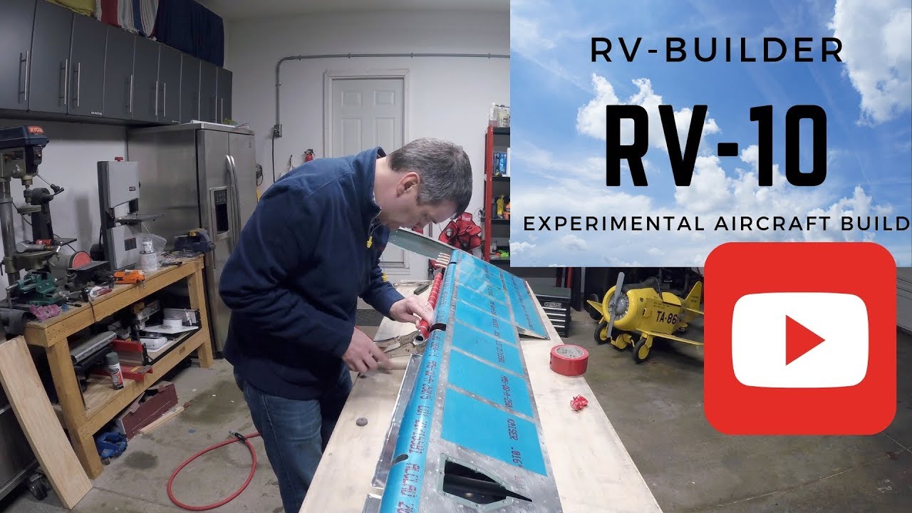 RV-10 Build | Empennage | Rolling Left Elevator Leading Edge | RV-Builder