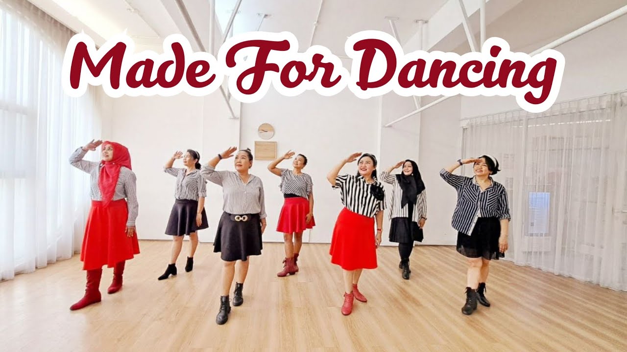 Made For Dancing Line Dance | Darren Bailey (UK), Guillaume Richard(FR),Niels Poulsen(DK)-Oct 2024