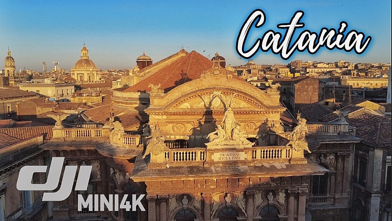 Catania in 4k - Università e Teatro Massimo