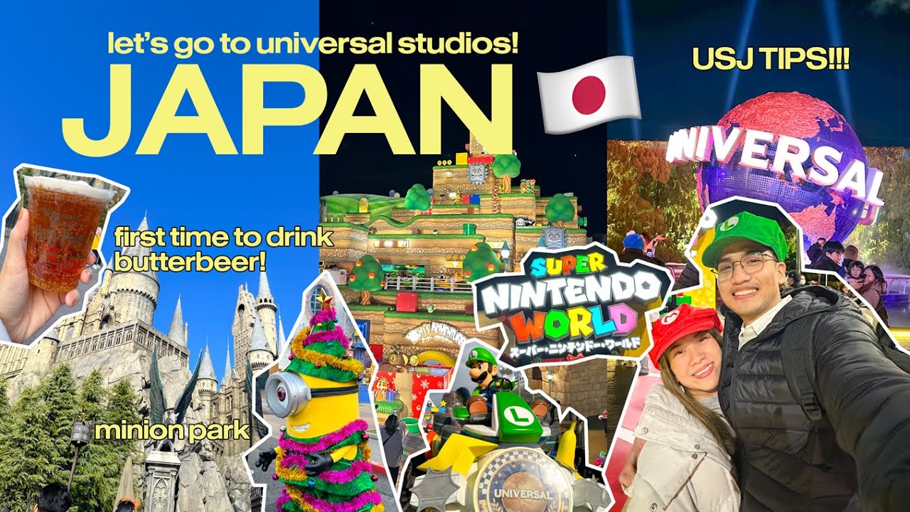 Let's go to Universal Studios Japan, USJ tips, Super Nintendo World, & Harry Potter | Jane Timbengan