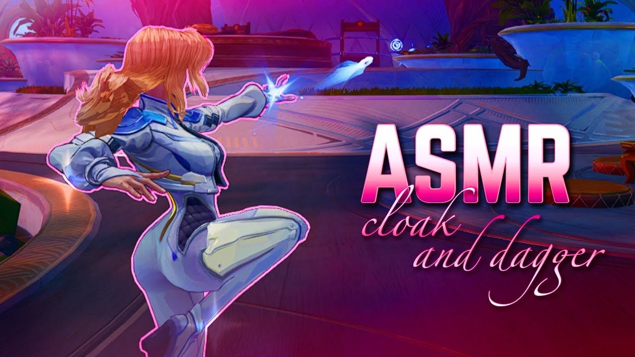 ♡ cloak and dagger asmr (^▽^)! + soft spoken ⋆˚ & gum chewing :p ⋆ ˚｡⋆୨୧˚ marvel rivals asmr 💕 ☽˚｡⋆.