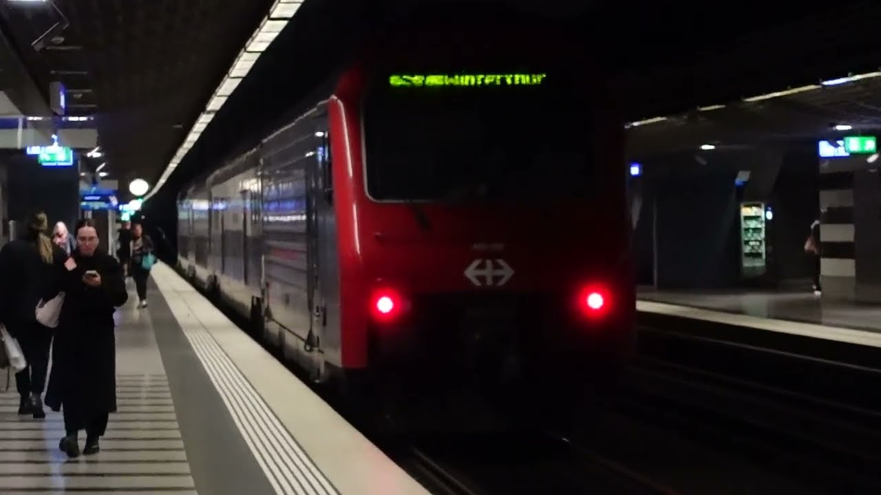 SBB CFF FFS | ABB Re450/DPZ Consist | Zurich Hauptbahnhof