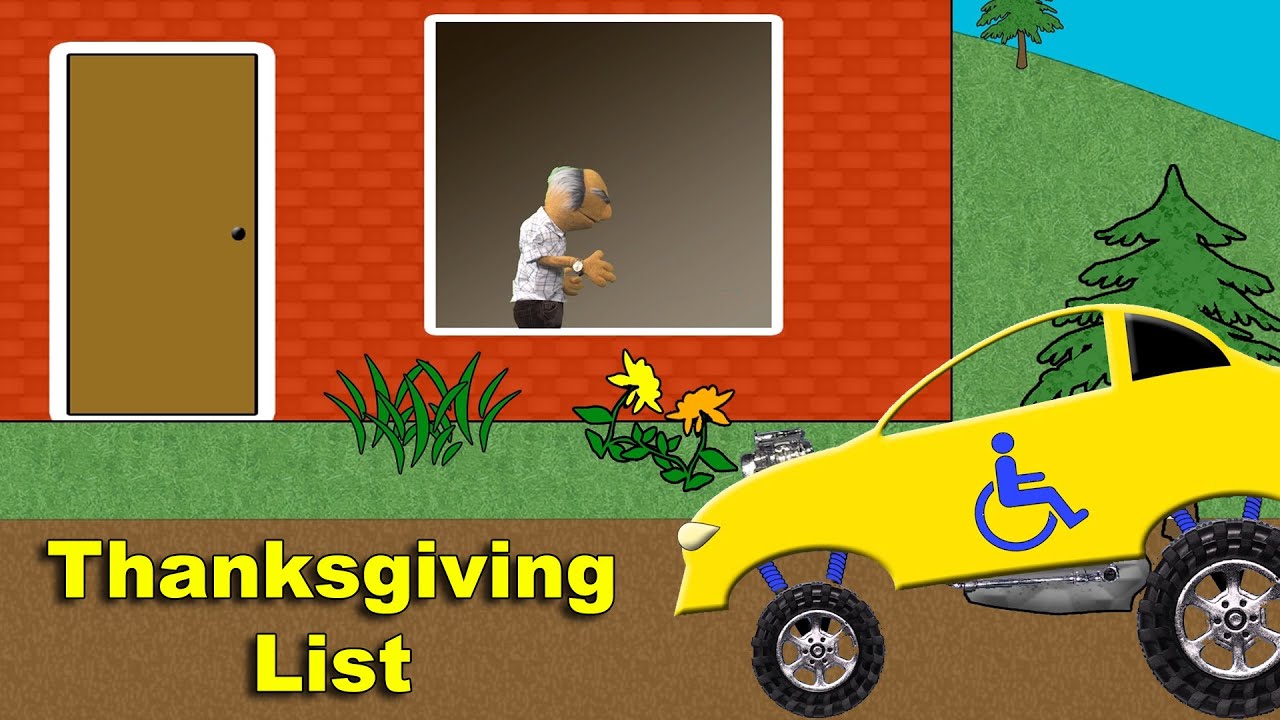Thanksgiving List - Grandpa's Making Thanksgiving Dinner