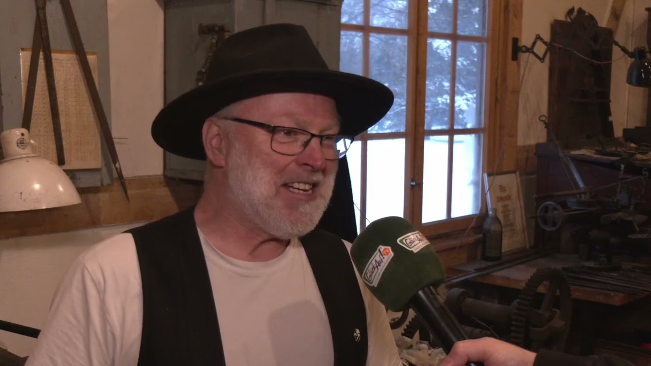 Neujahrsschmieden am Pferdegöpel in Lauta