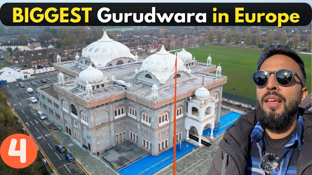 Visiting the BIGGEST Gurudwara in all EUROPE & Maharaja Ranjit Singh's GOLDEN throne