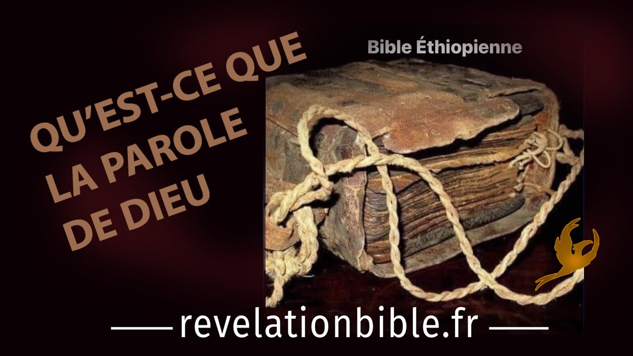 QU’EST CE QUE LA PAROLE DE DIEU
