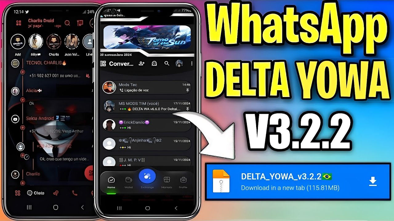 SAIU! NOVA ATUALIZA&Ccedil;&Atilde;O DELTA WHATSAPP VERS&Atilde;O 3.2.2 FUNCIONANDO N&Uacute;MERO DIRETO✅ COM NOVAS FUN&Ccedil;&Otilde;ES!🎉
