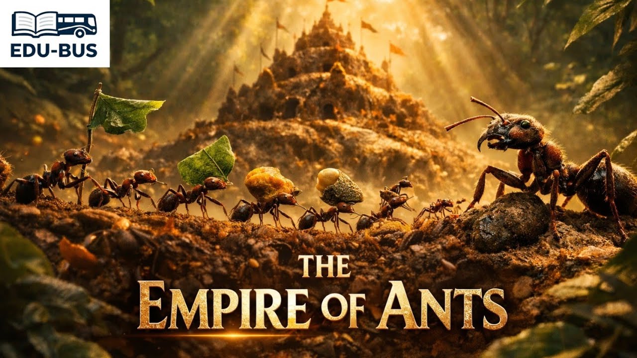 எறும்புகளின் சாம்ராஜ்யம் | அவற்றின் வாழ்க்கை முறை | The Invisible Map | The Empire of Ants | EDU-BUS