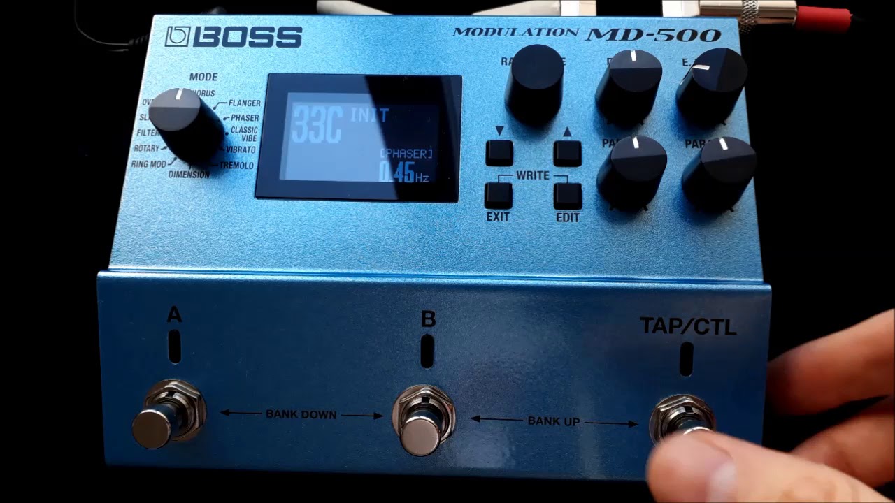Boss MD-500 Modulation demo oficial Promusica en español por Mauro Cordero