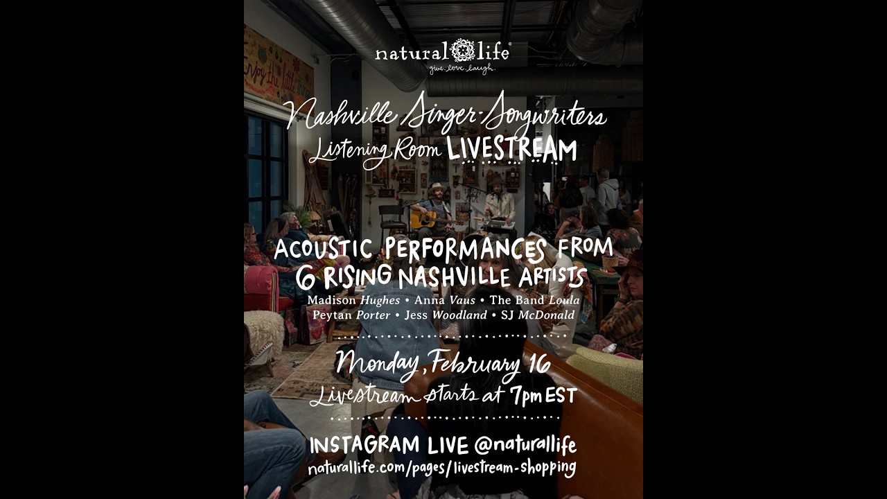 Nashville Singer-Songwriter Livestream!