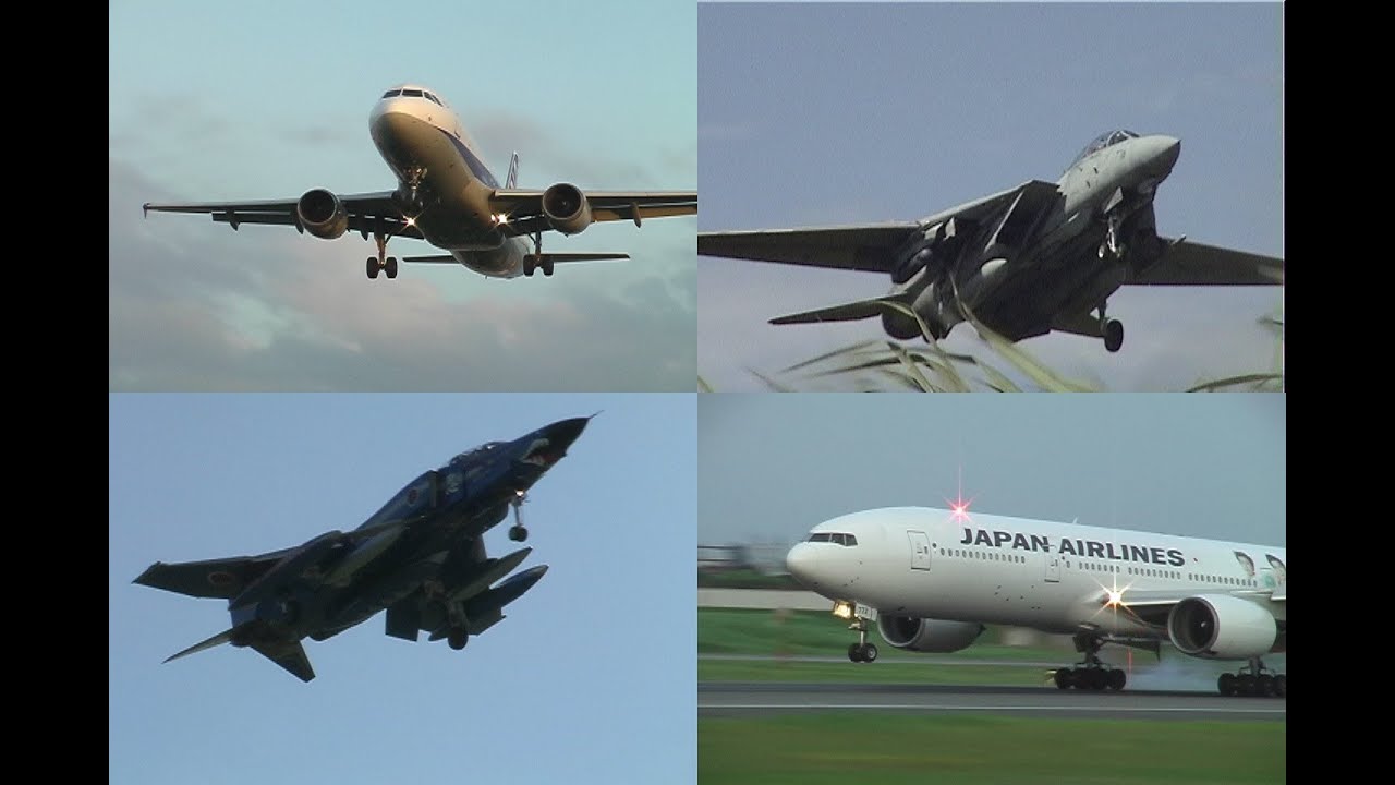 着陸シーン ～旅客機から戦闘機まで～ Landing Scene Of Various Aircraft