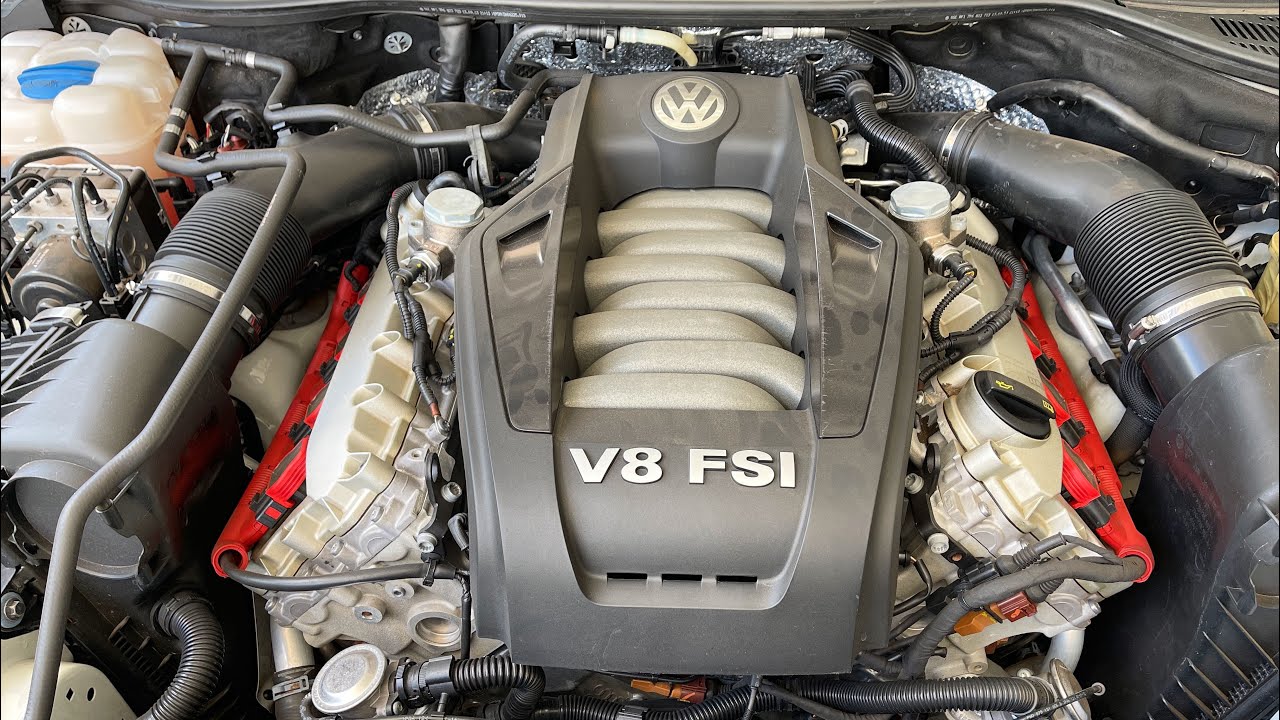 TOUAREG V8 FSI - UM DOS MOTORES MAIS BONITOS DA VW RONCANDO FORTE ONBOARD