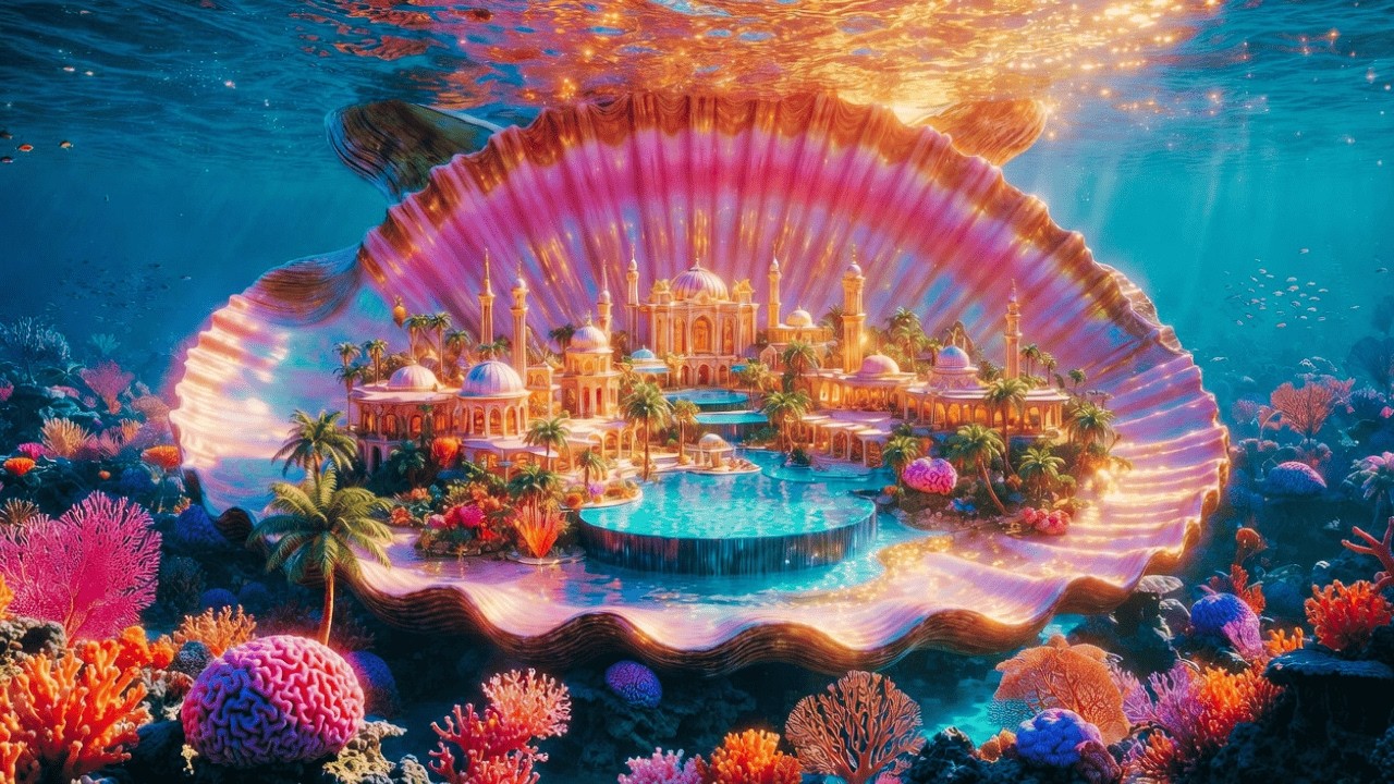 Secret Underwater Cities Inside Giant Seashells 🌊Fantasy World