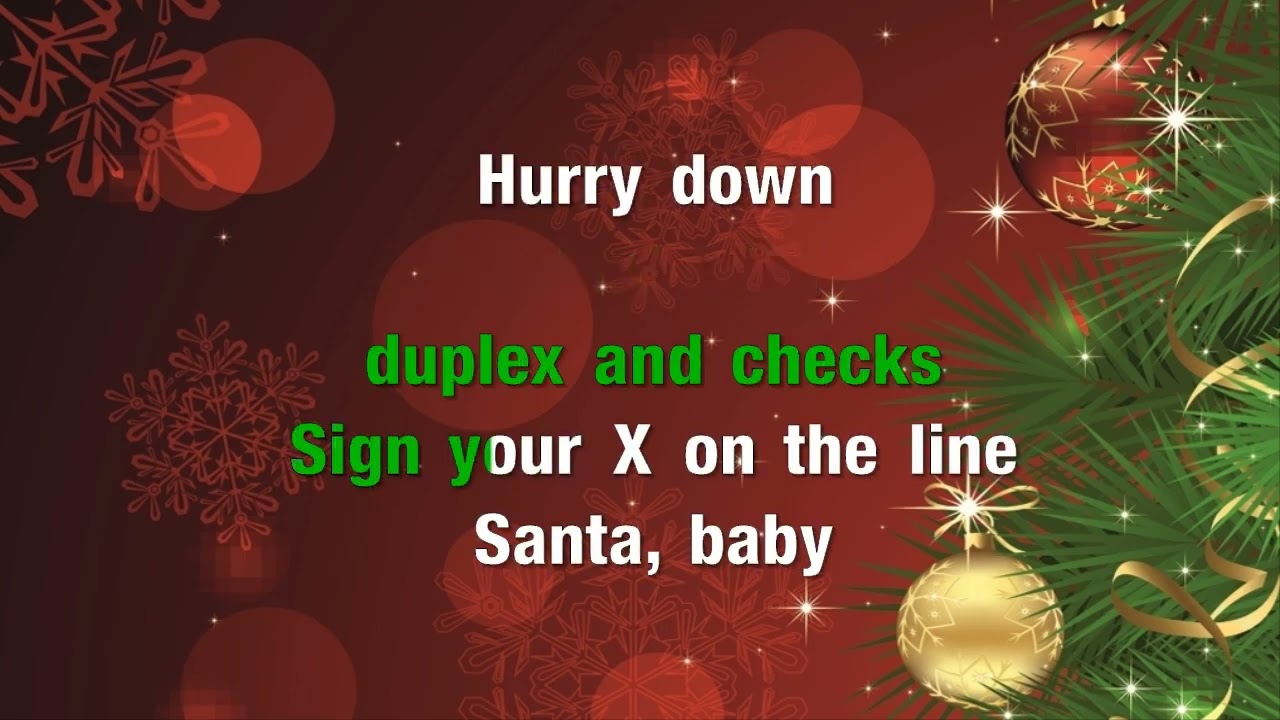 Santa Baby - Madonna (KARAOKE)