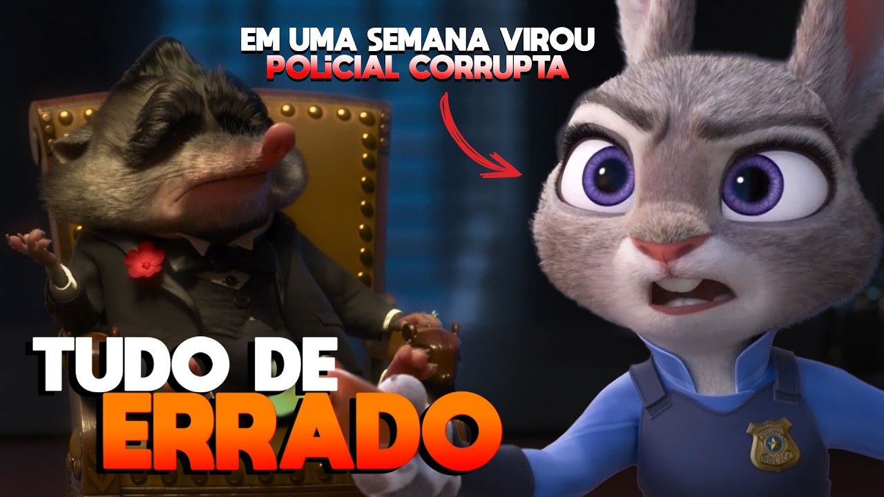 TUDO de ERRADO com ZOOTOPIA: FILME ONDE HUMANOS SÃO A COMIDA?!
