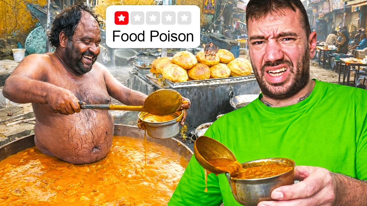 Τρώω Street Food Στην Ινδια Μεχρι Να Παθω Δηλητηριαση!