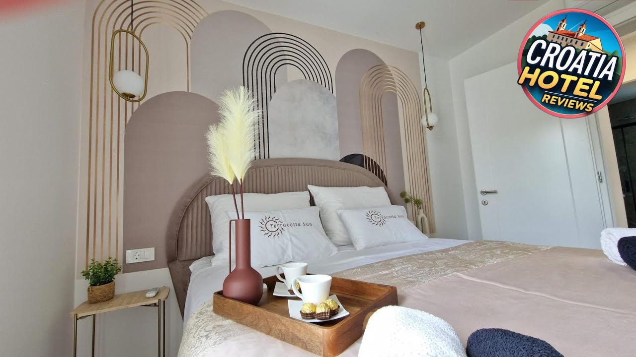 Luxury apartment Terracotta Sun with private Jacuzzi and Garden | Novalja, Croatia | Hotel Review 🌟