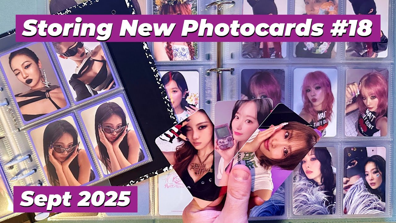 Storing New Photocards #18: Red Velvet, TWICE & Aespa (September 2025)