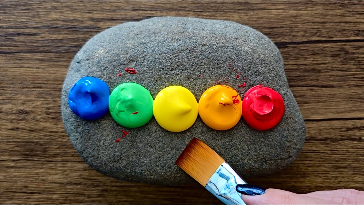 Simple & Easy Love Stone Painting | Beginner Friendly ❤️