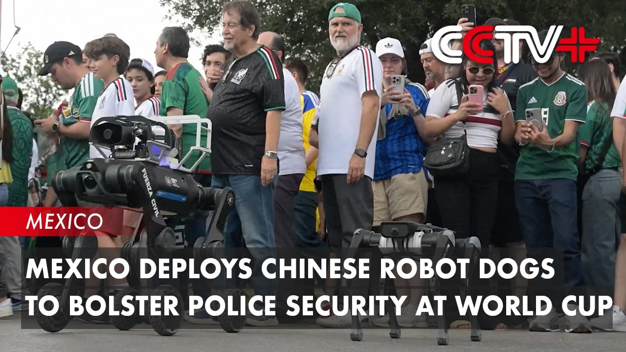Mexico Deploys Chinese Robot Dogs to Bolster Police Security at World Cup