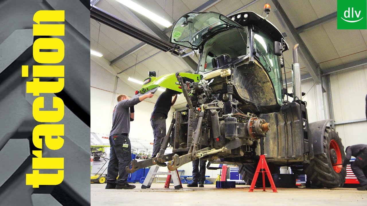 Claas Axion 920 komplett zerlegt: traction-Aktion