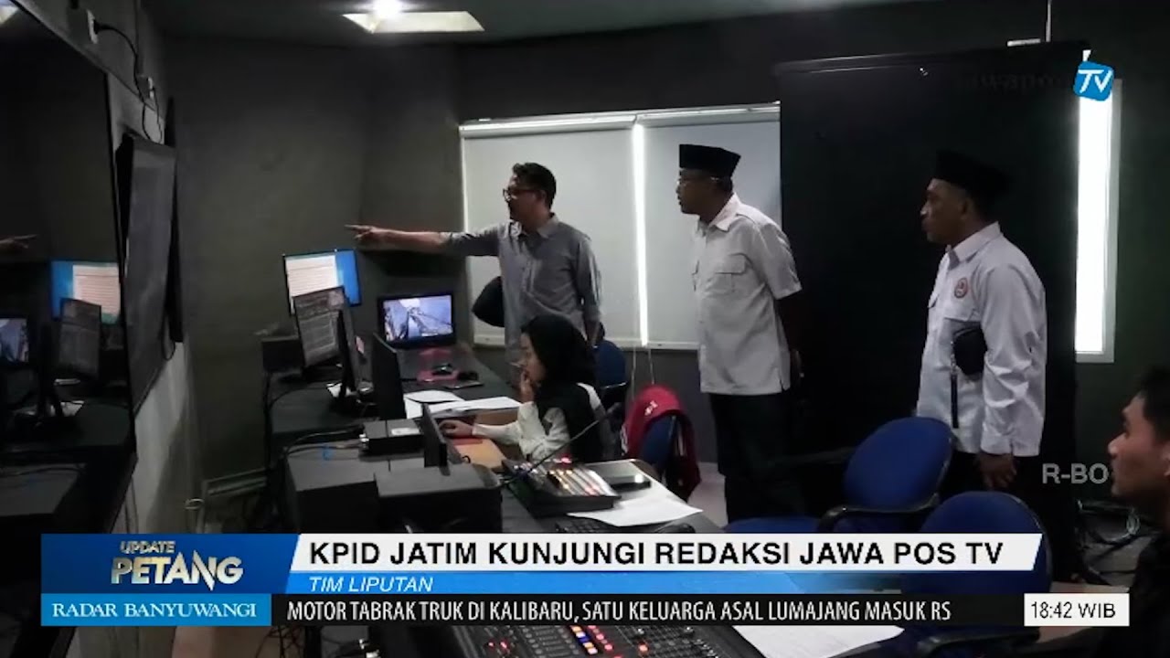KPID Jatim Kunjungi Redaksi Jawapos TV dan Apresiasi Komitmen Jawapos TV Menjaga Pedoman P3SPS