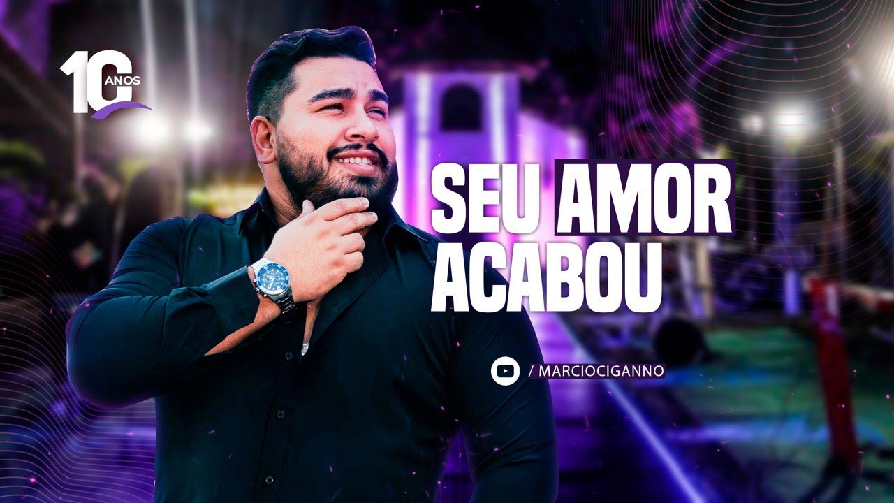 DVD 10 Anos Marcio Ciganno - Seu Amor Acabou