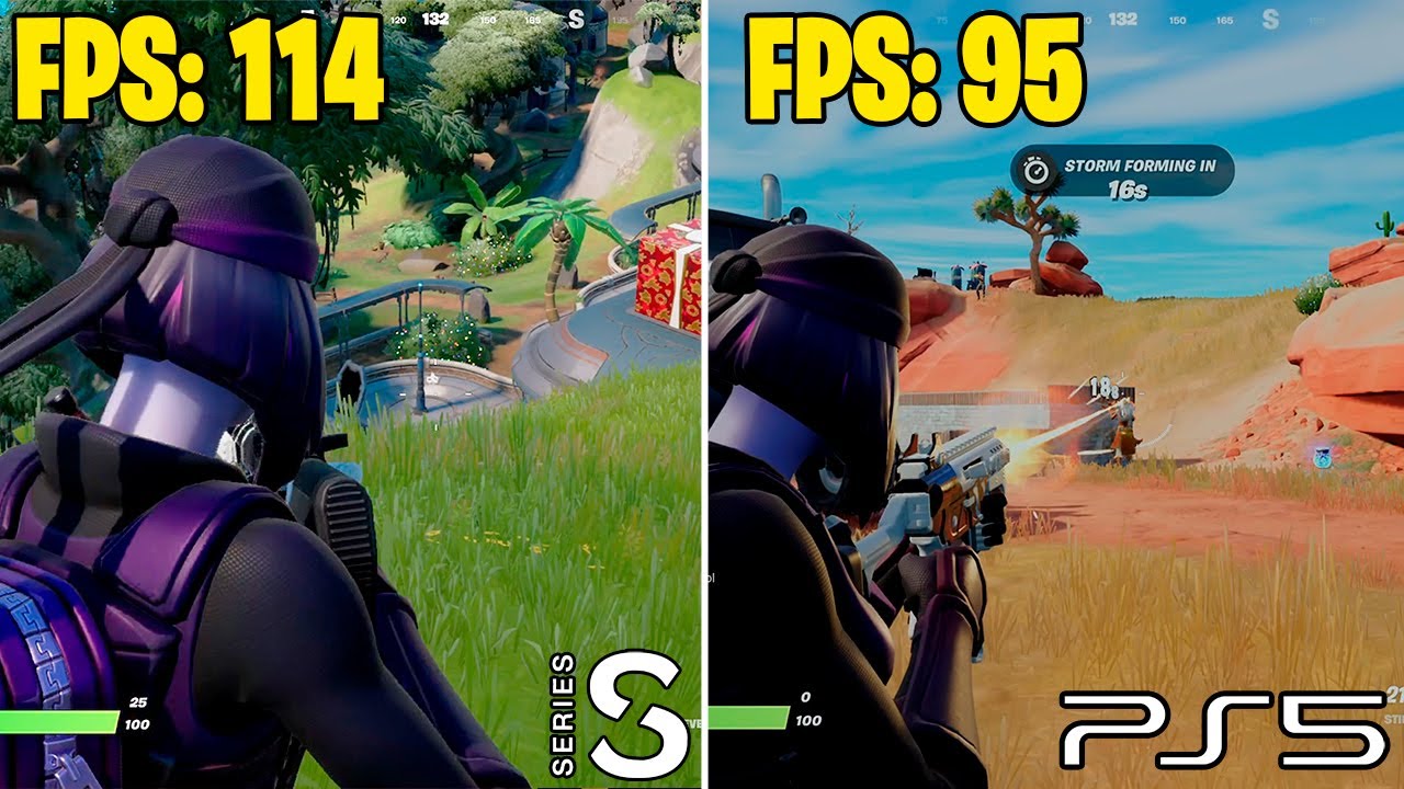 PS5 vs. Xbox Series S | 120 FPS Fortnite and COD Test