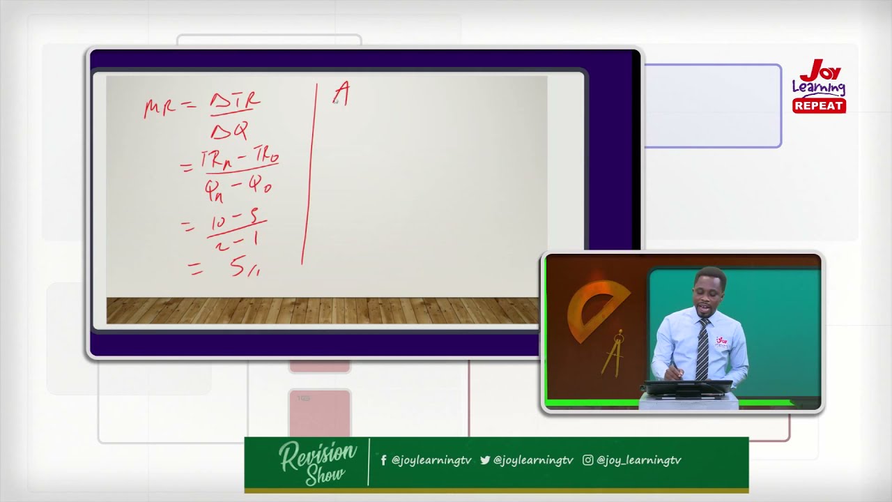Revision Show - Economics - Market Structure - Part 1 (28/09/2021)