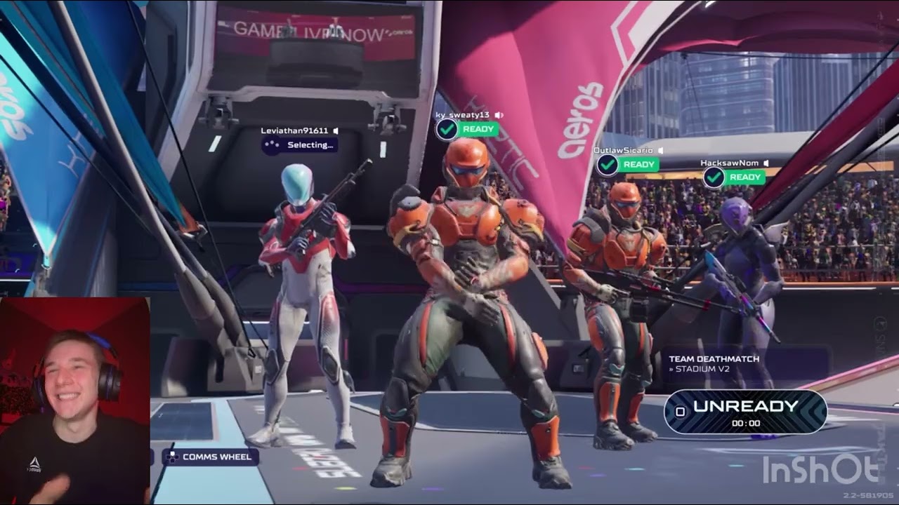Splitgate gameplay, Day 1 (I'm washed...)