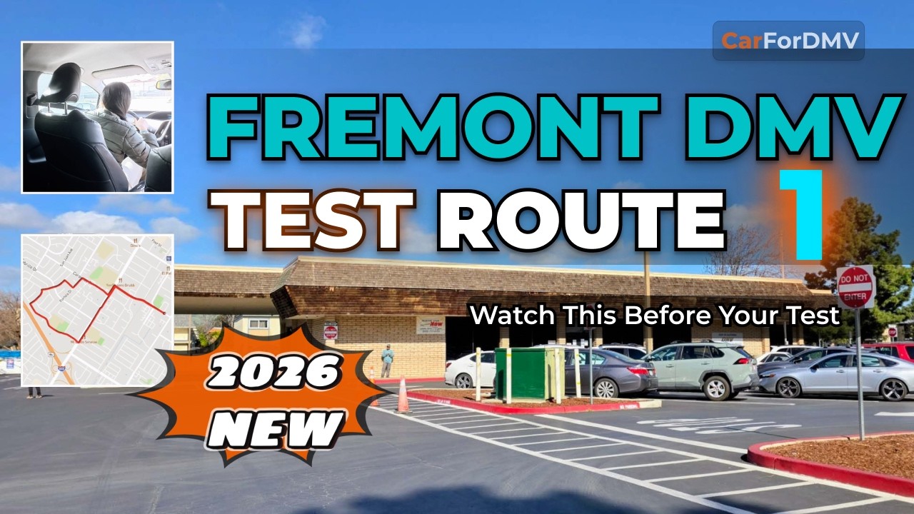 2026 NEW! Fremont DMV Driving Test Route 1 | Don’t Fail These Spots