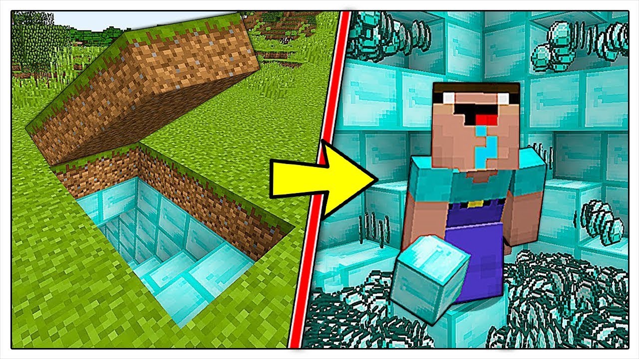 NOOB TROVA LA BASE SEGRETA PIÙ RICCA DI MINECRAFT ITA!